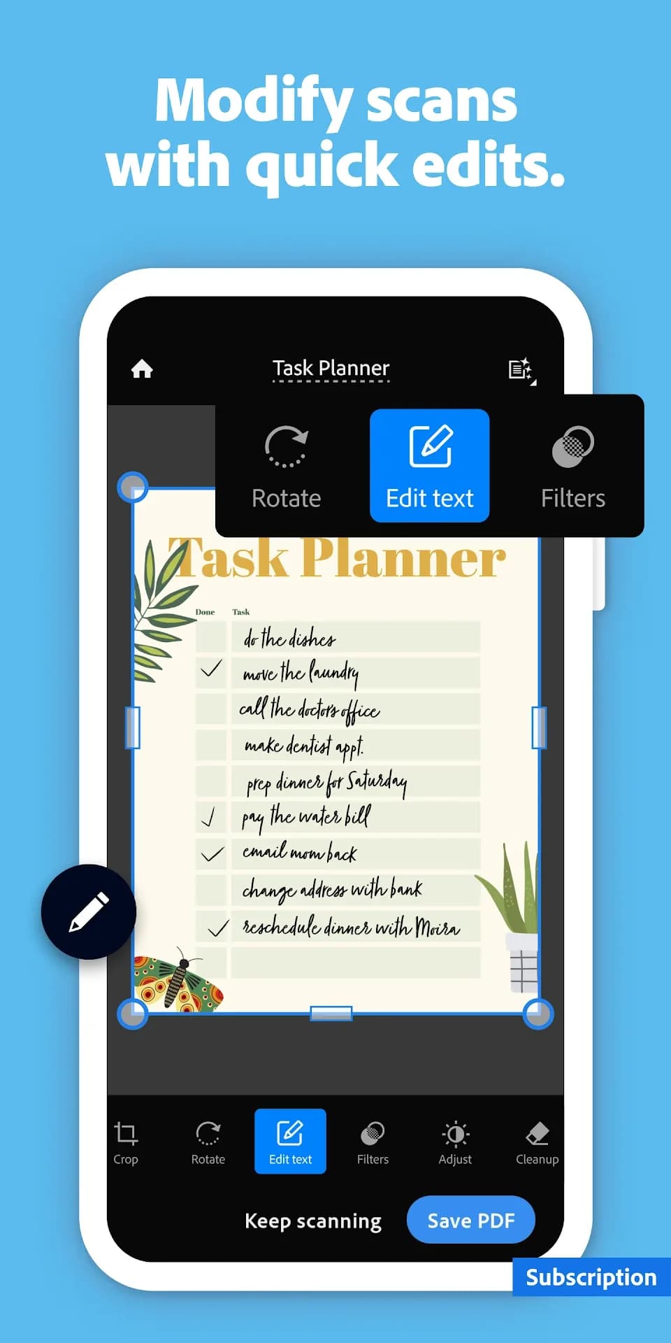 Adobe Scan — Screenshot 4