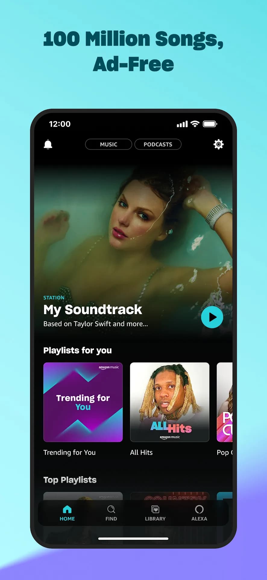 Amazon Music — Captura de pantalla 1