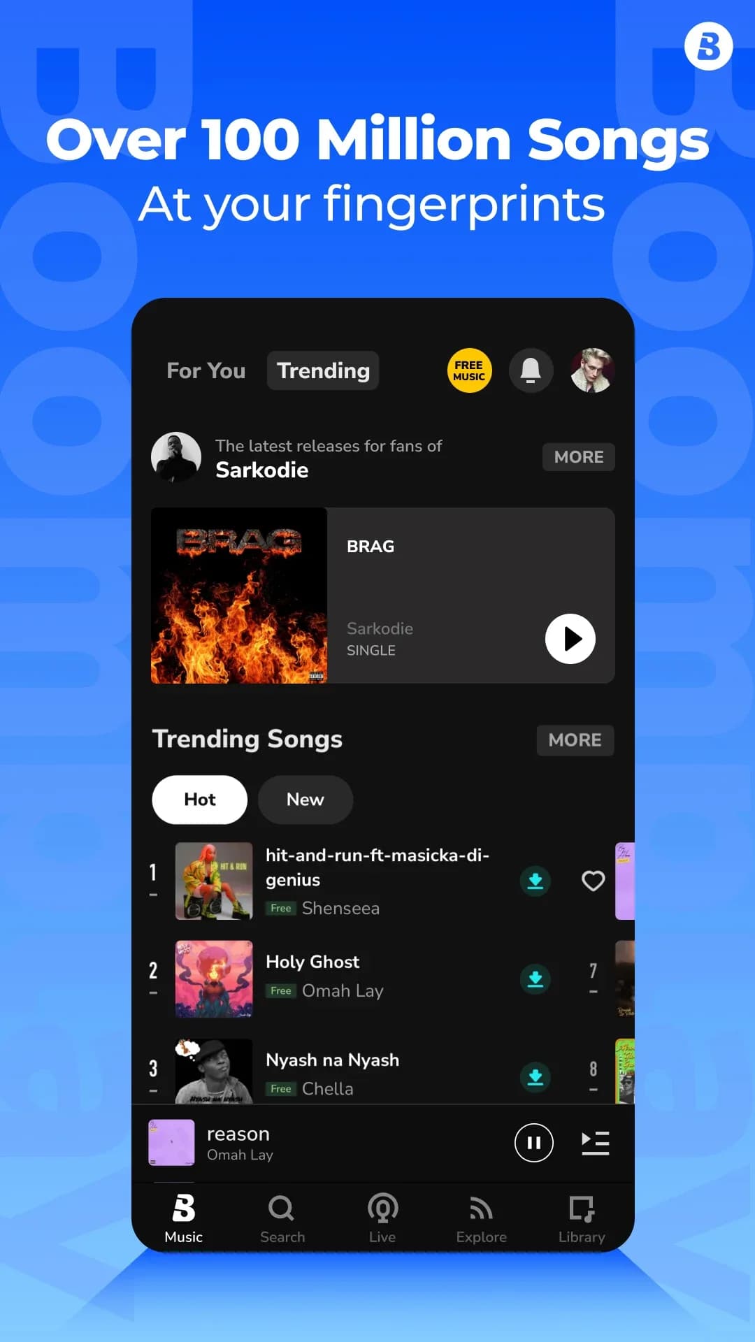 Boomplay — Capture d’écran 1
