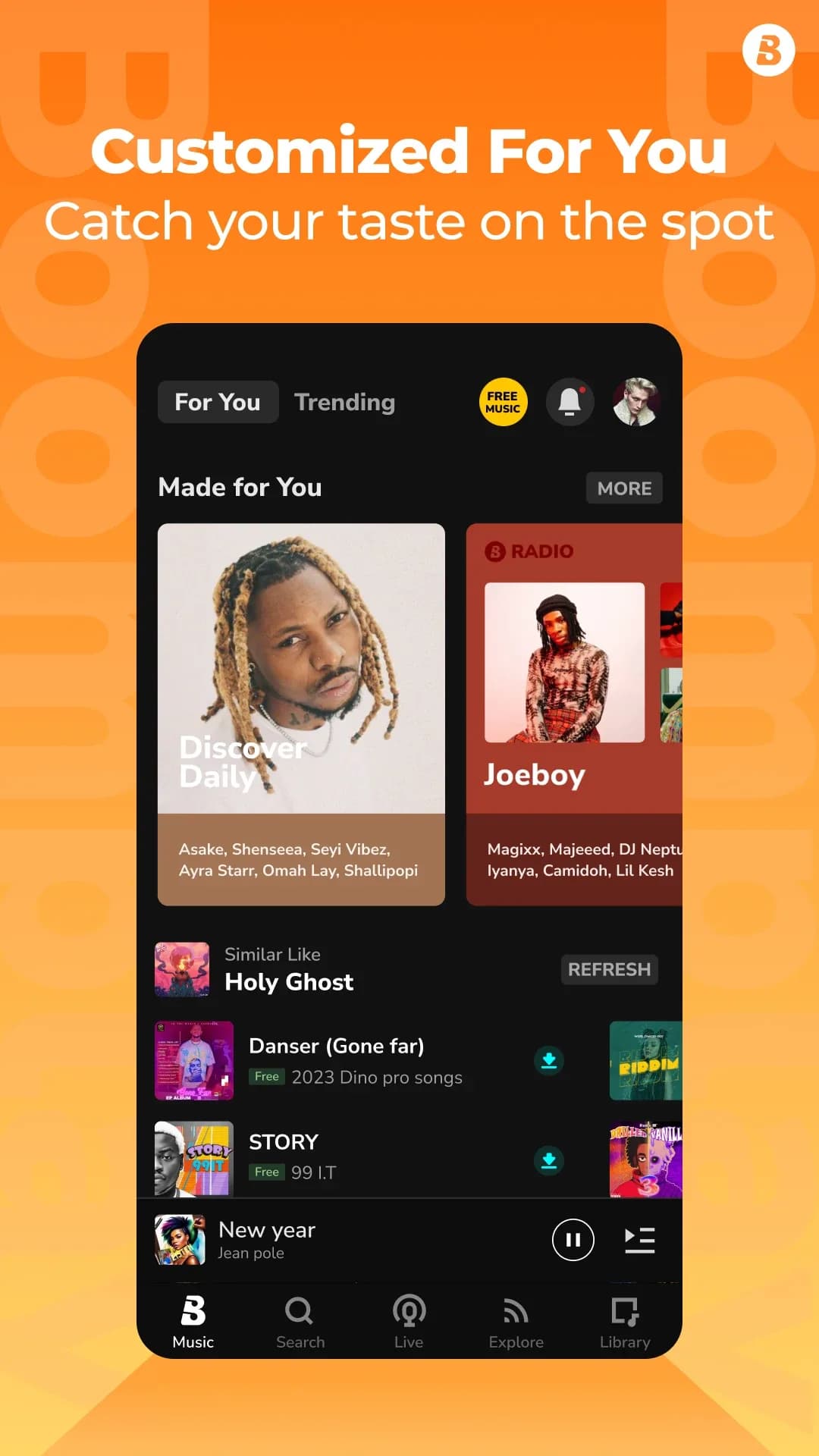 Boomplay — Capture d’écran 2