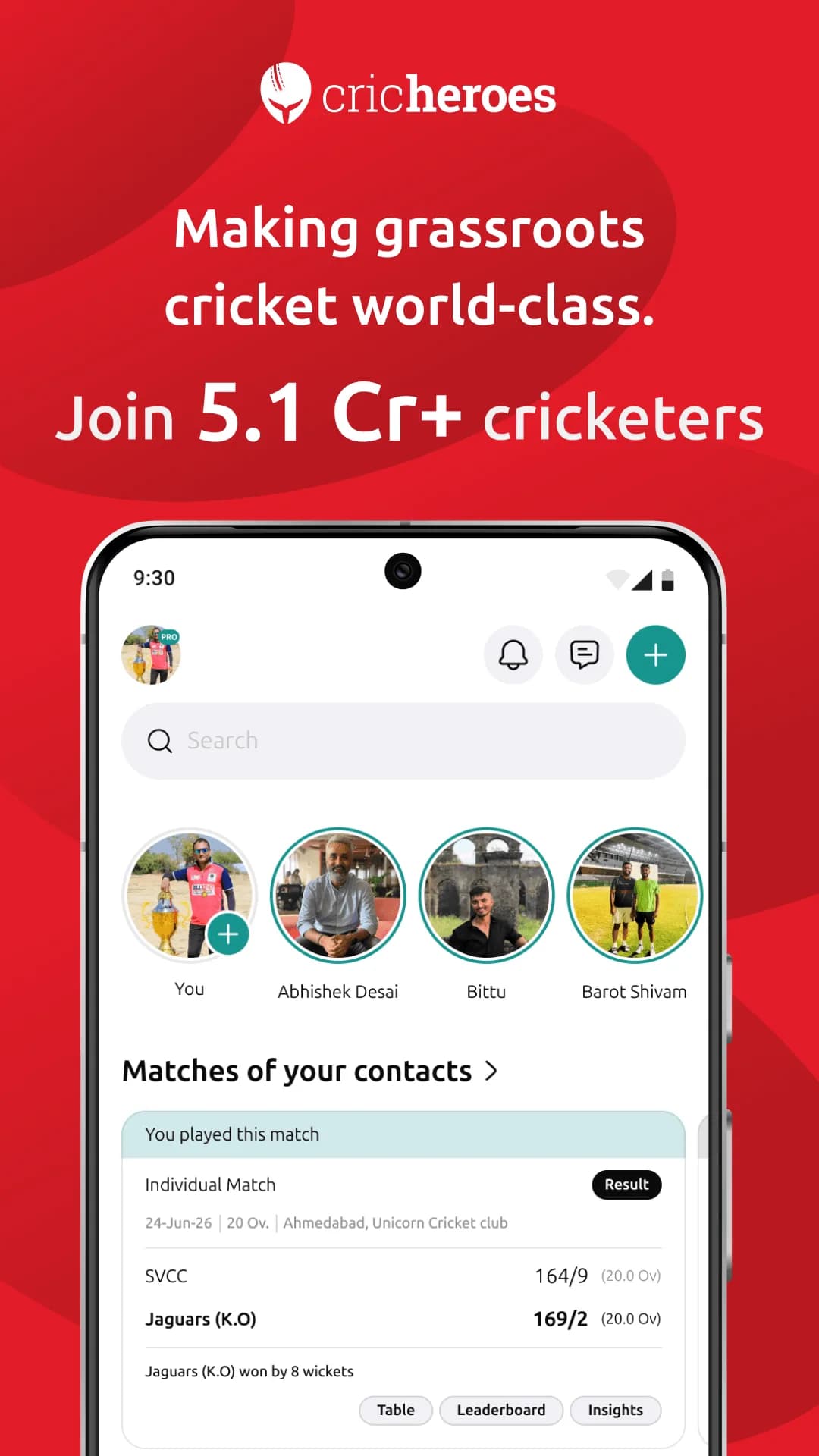 CricHeroes — Captura de tela 1