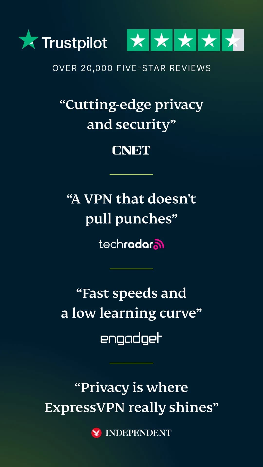 ExpressVPN — Capture d’écran 8