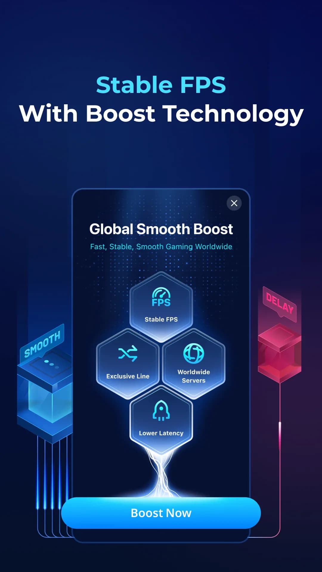 GearUP Booster مهكر — لقطة شاشة 3