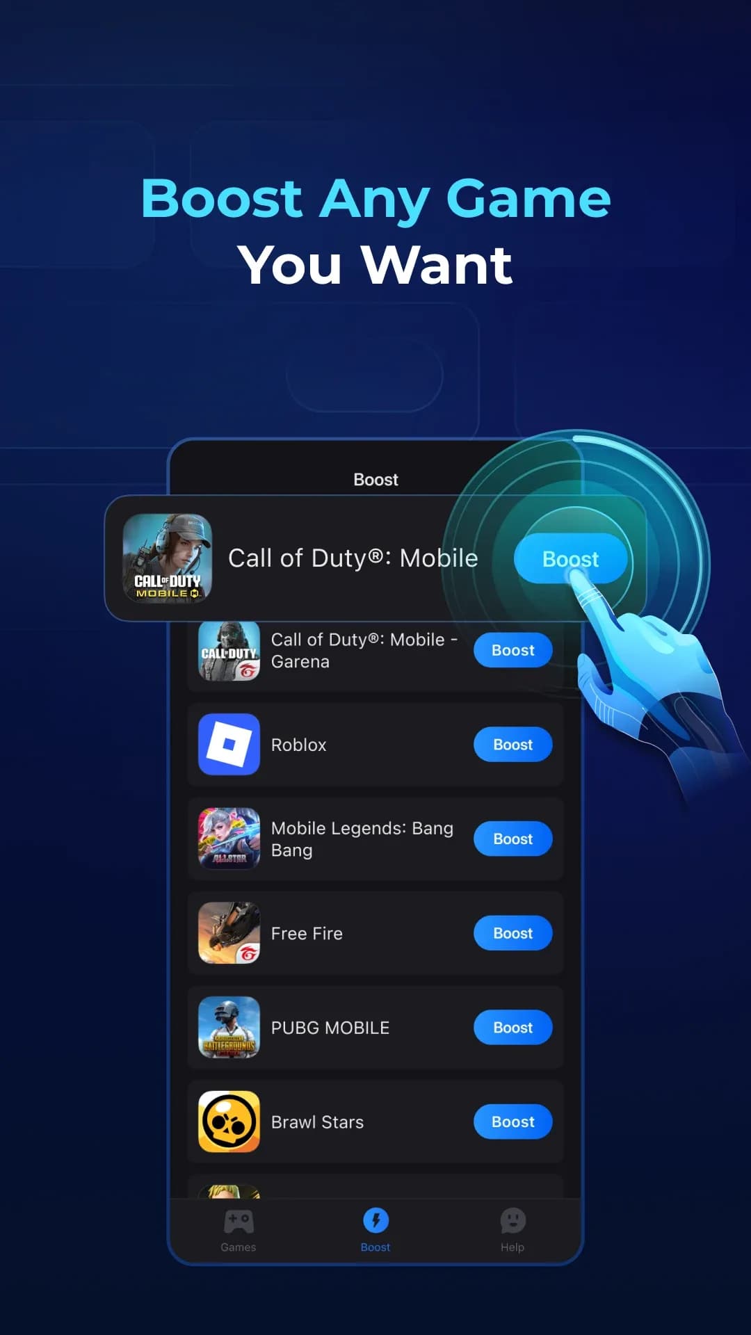 GearUP Booster مهكر — لقطة شاشة 6