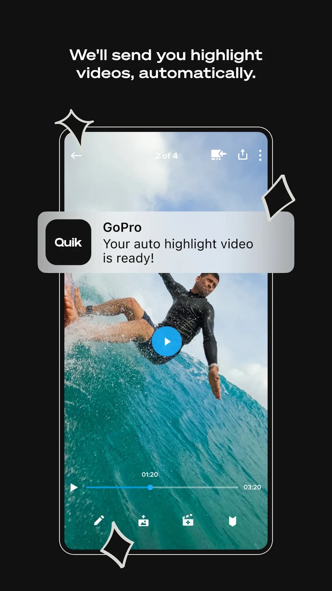 GoPro Quik مهكر — لقطة شاشة 2