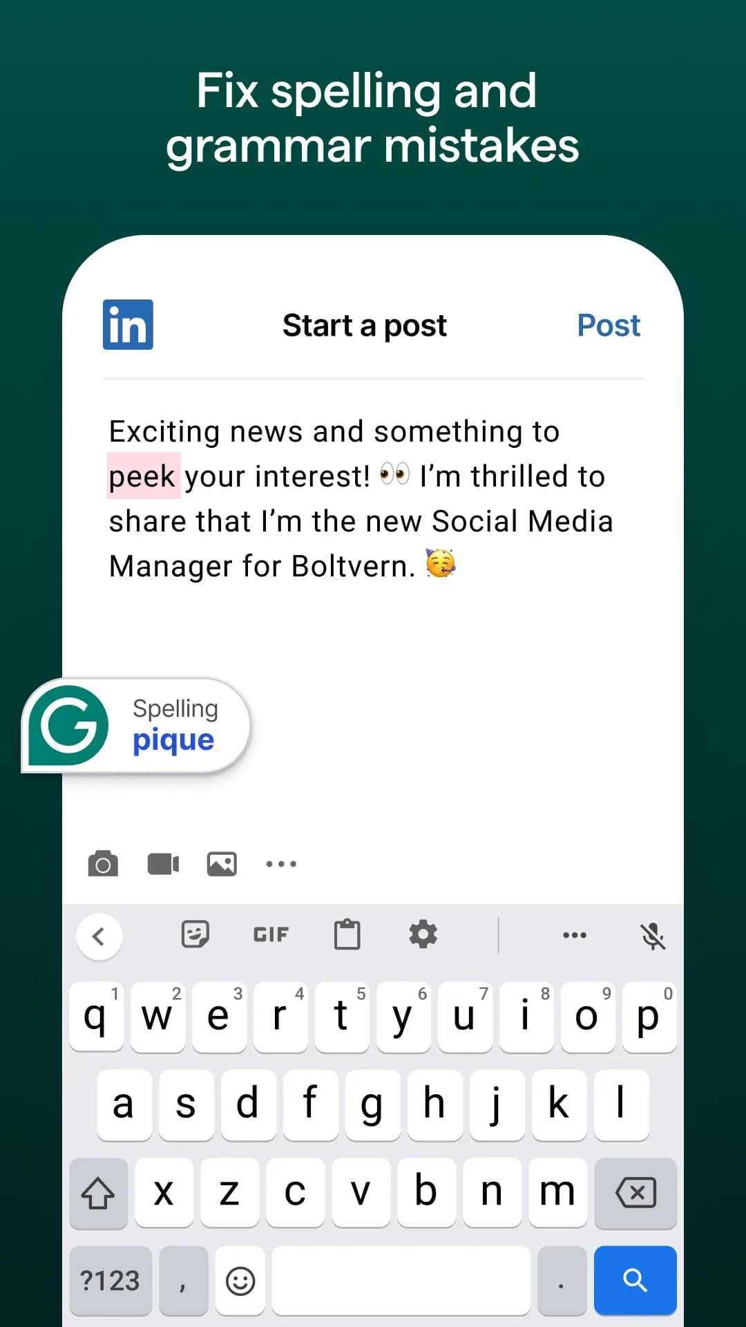 Grammarly Keyboard — Screenshot 3
