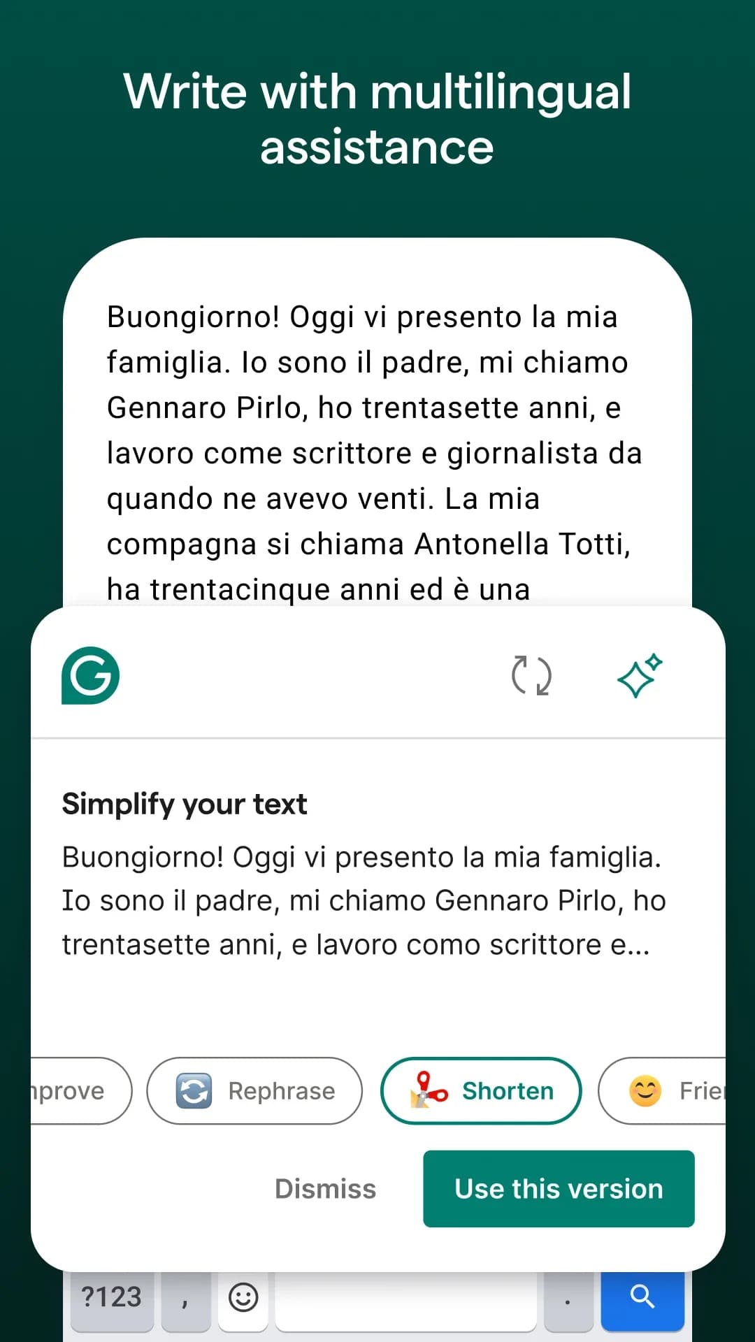 Grammarly Keyboard — Screenshot 5