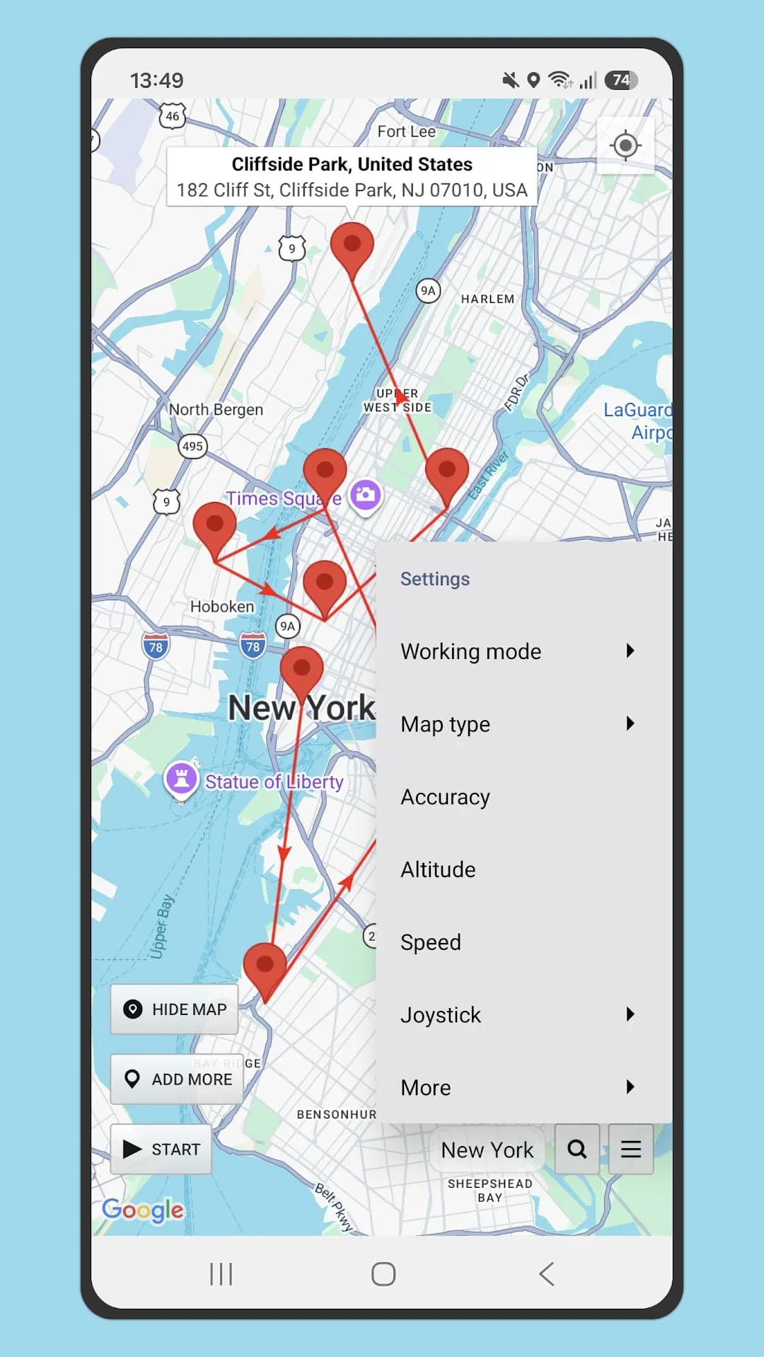 Location Changer — Capture d’écran 5