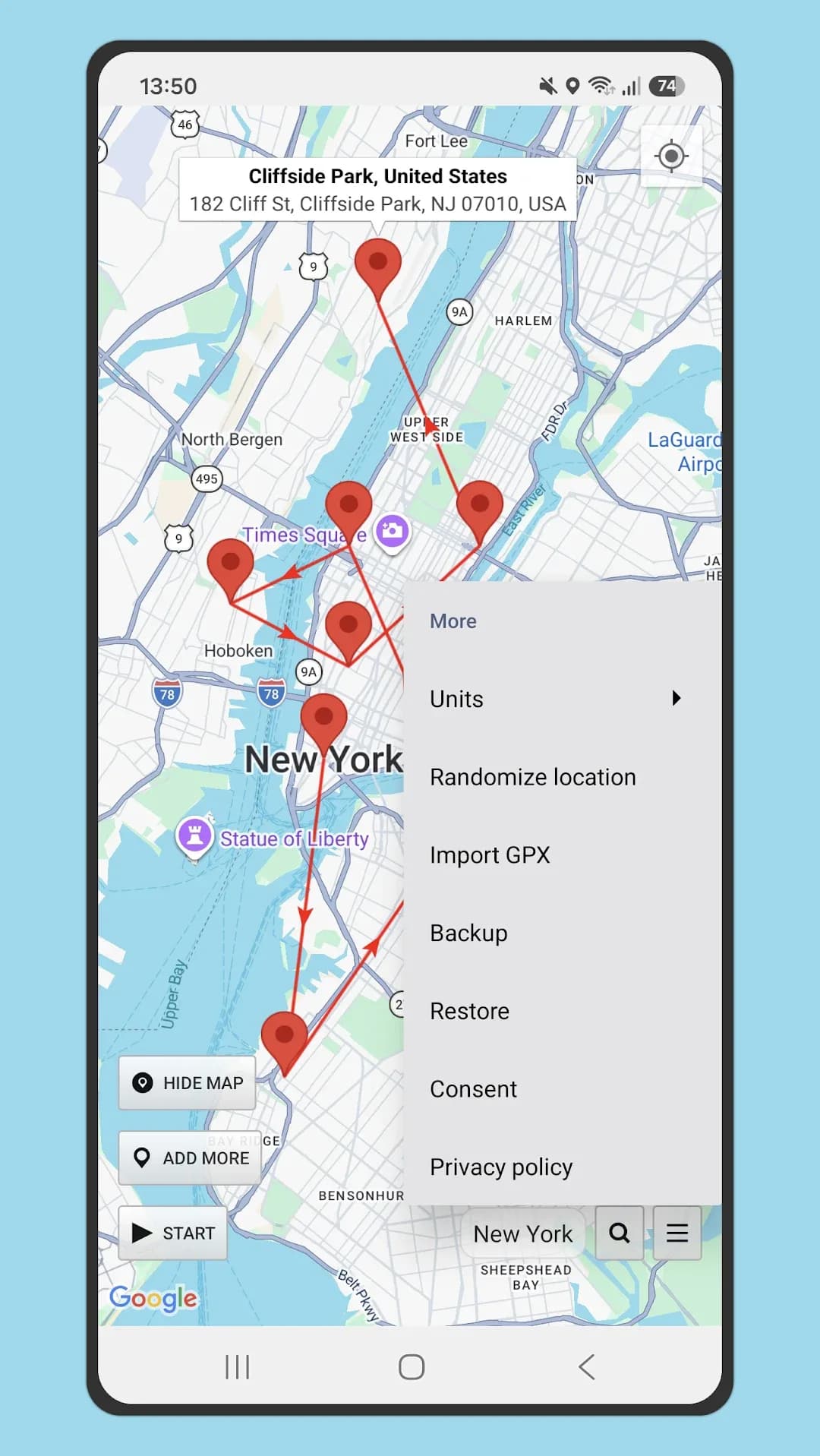 Location Changer — Capture d’écran 6