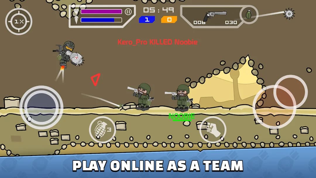 Mini Militia — Capture d’écran 1