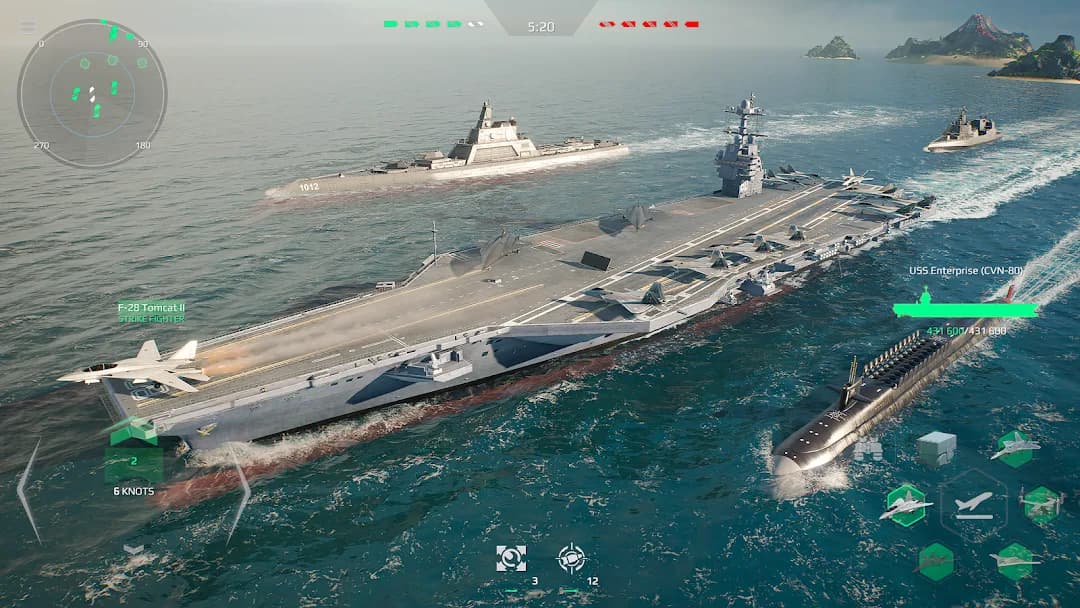 Modern Warships مهكر — لقطة شاشة 1