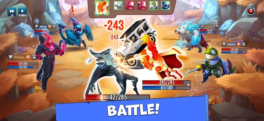 Monster Legends مهكر — لقطة شاشة 1