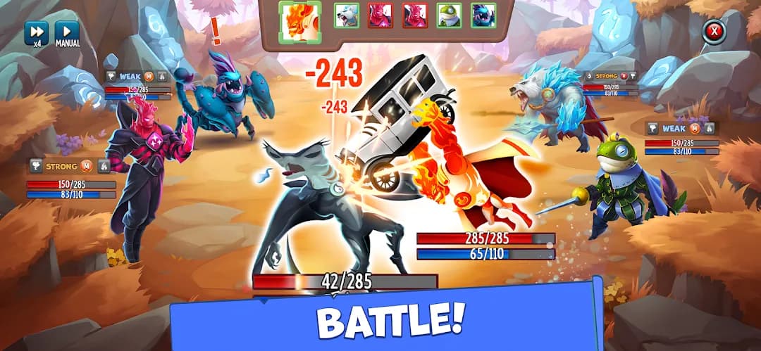 Monster Legends مهكر — لقطة شاشة 7