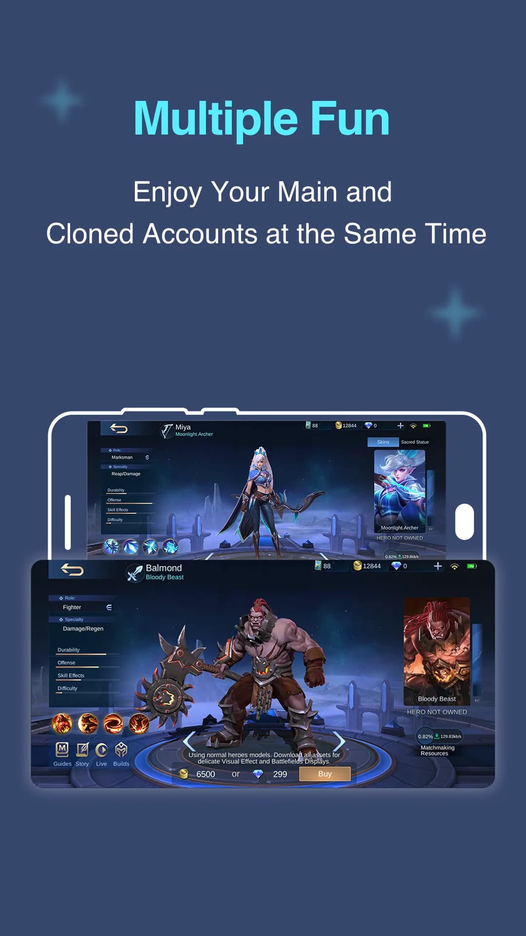 Multiple Accounts — Capture d’écran 4