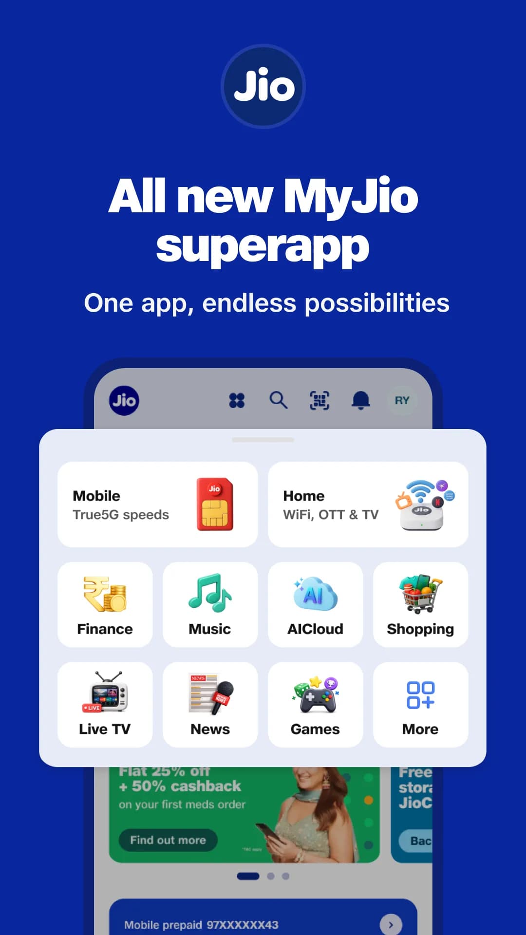 MyJio — Screenshot 1