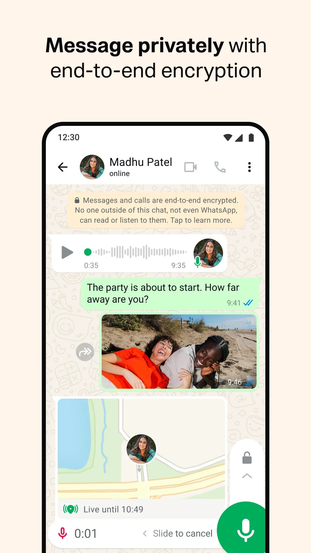 NOWhatsApp — Screenshot 2