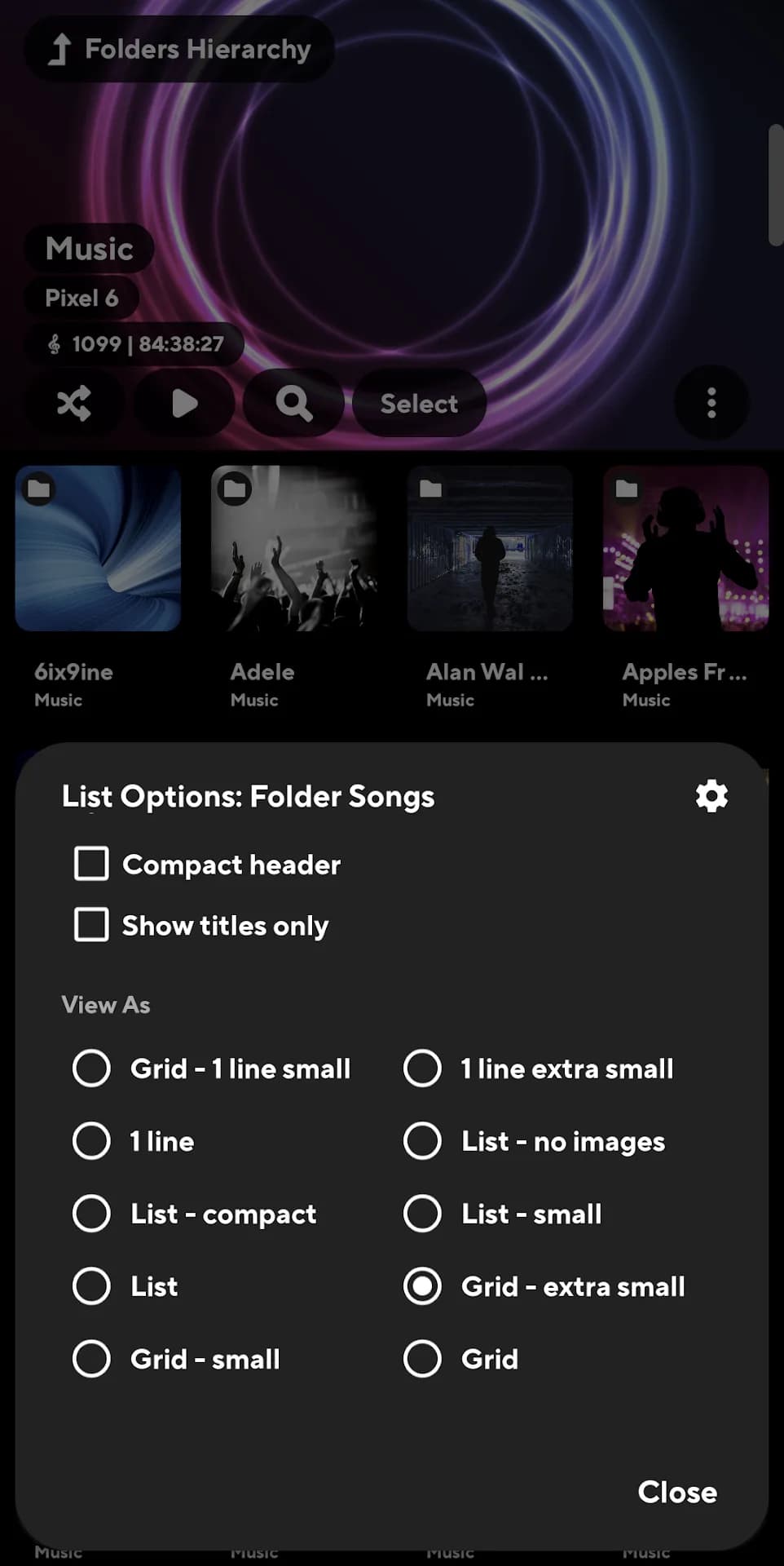 Poweramp مهكر — لقطة شاشة 6