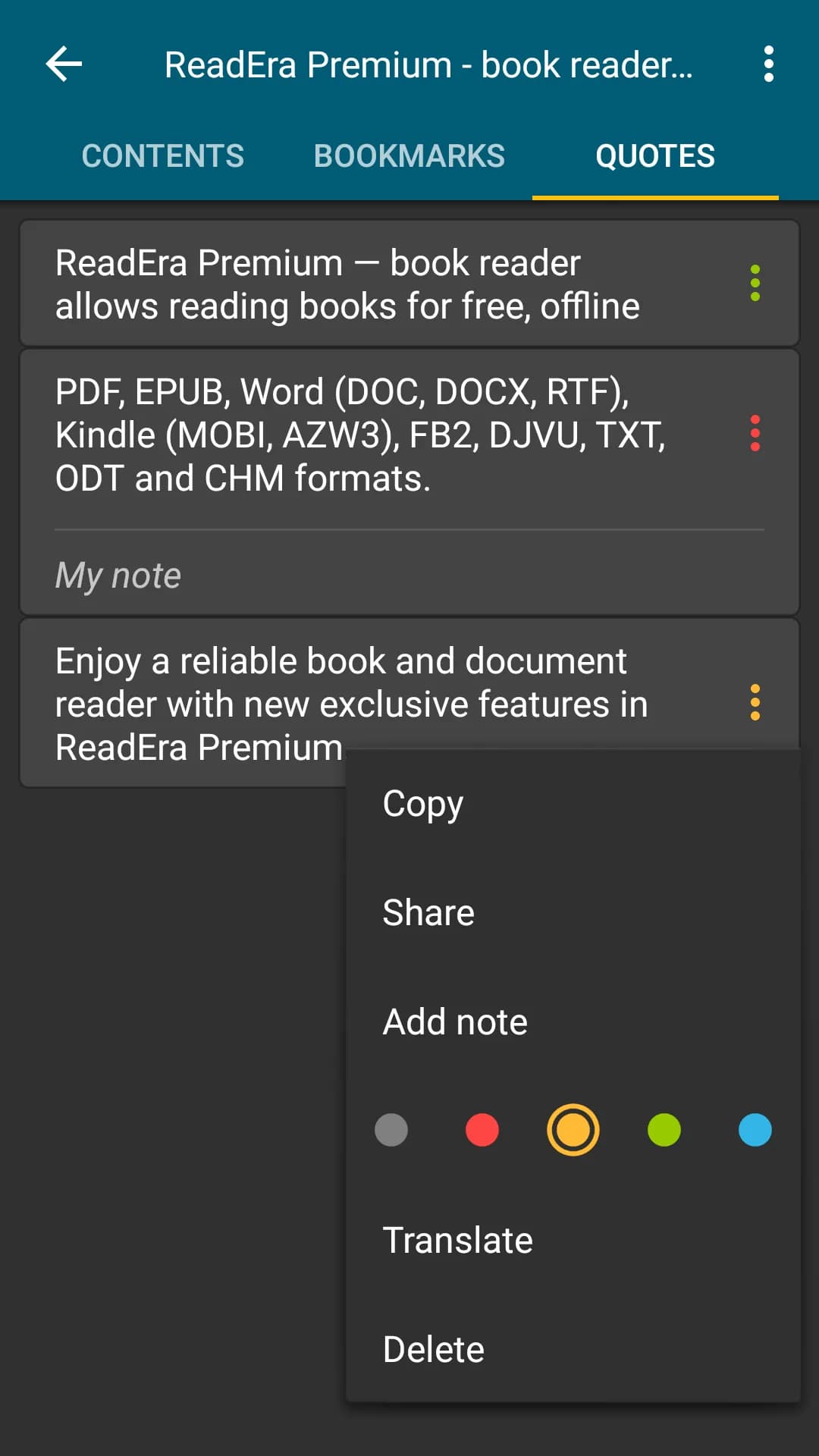 ReadEra Premium — Captura de tela 6