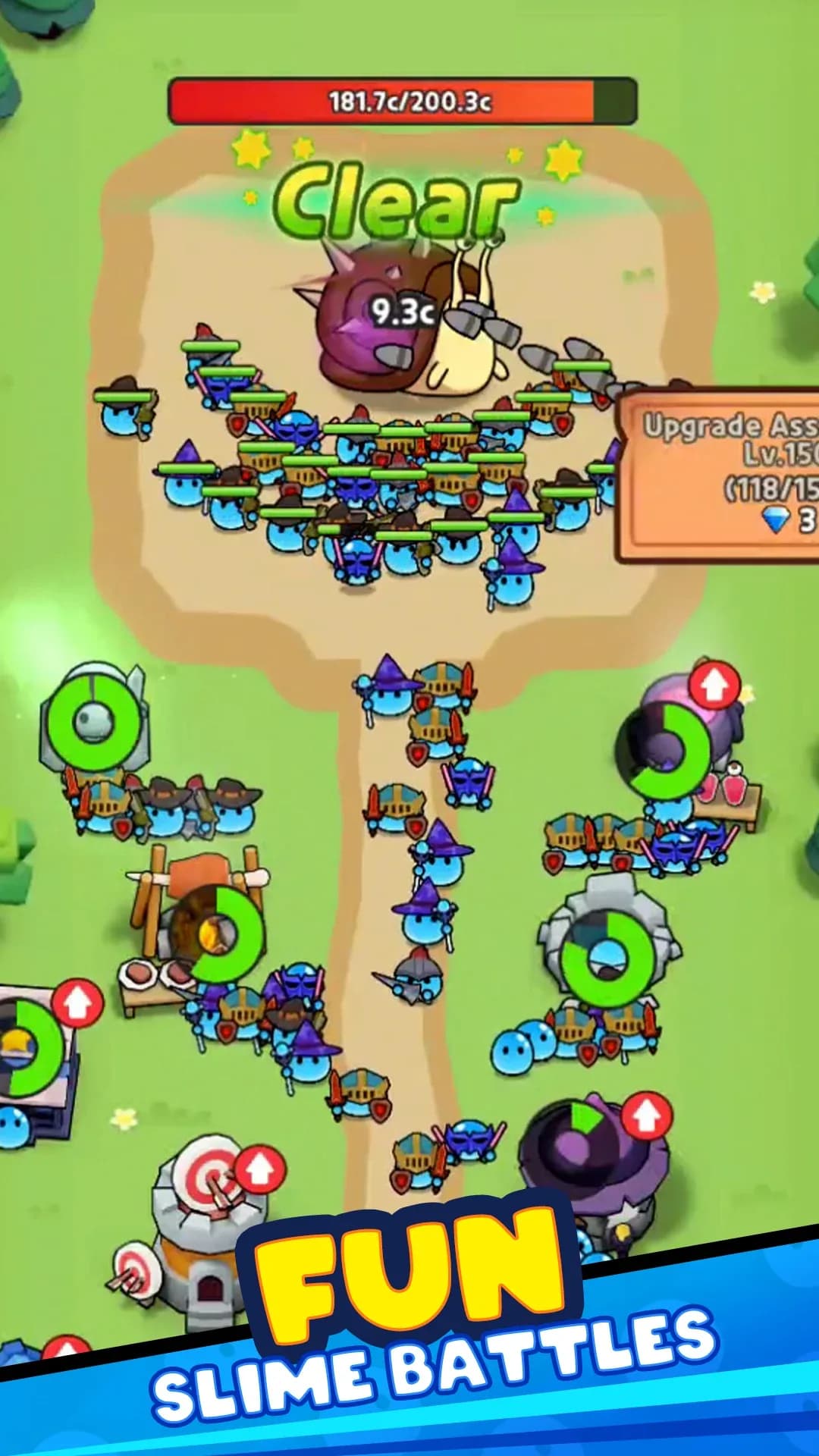 Slime Village مهكر — لقطة شاشة 1