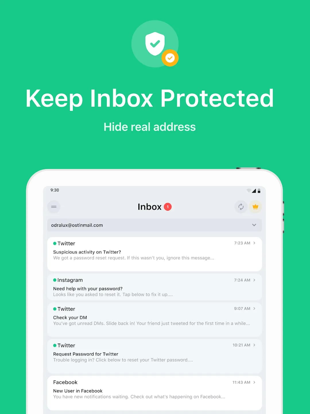 Temp Mail مهكر — لقطة شاشة 8