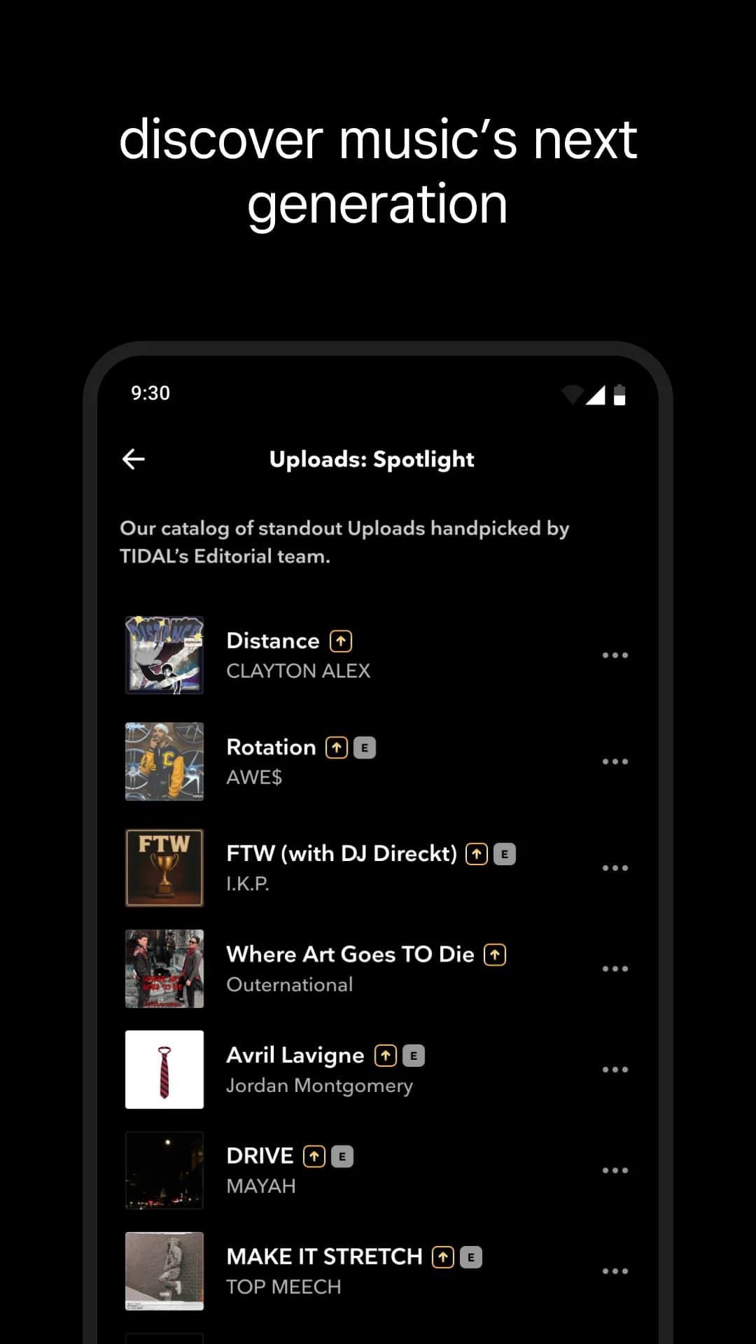 TIDAL Music — Captura de tela 5