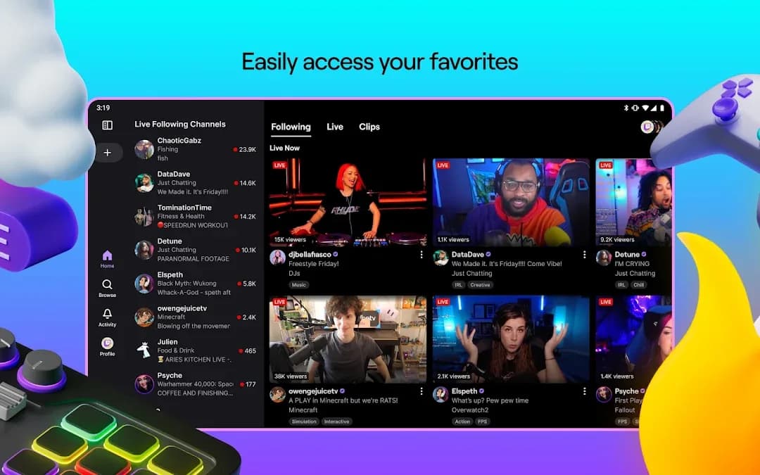 Twitch مهكر — لقطة شاشة 8