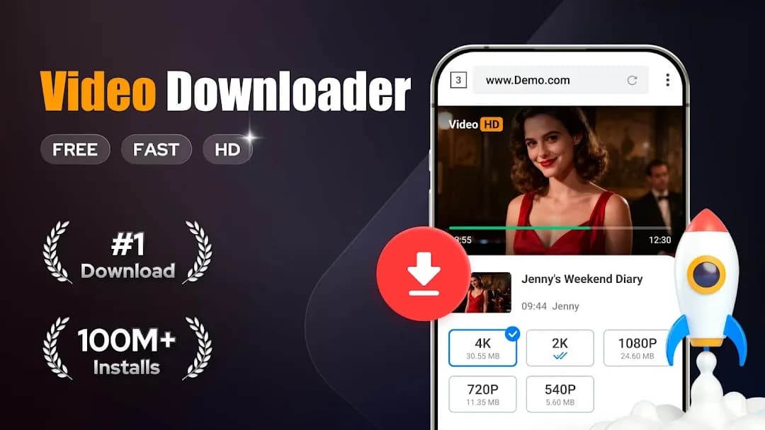 Video Downloader مهكر — لقطة شاشة 1