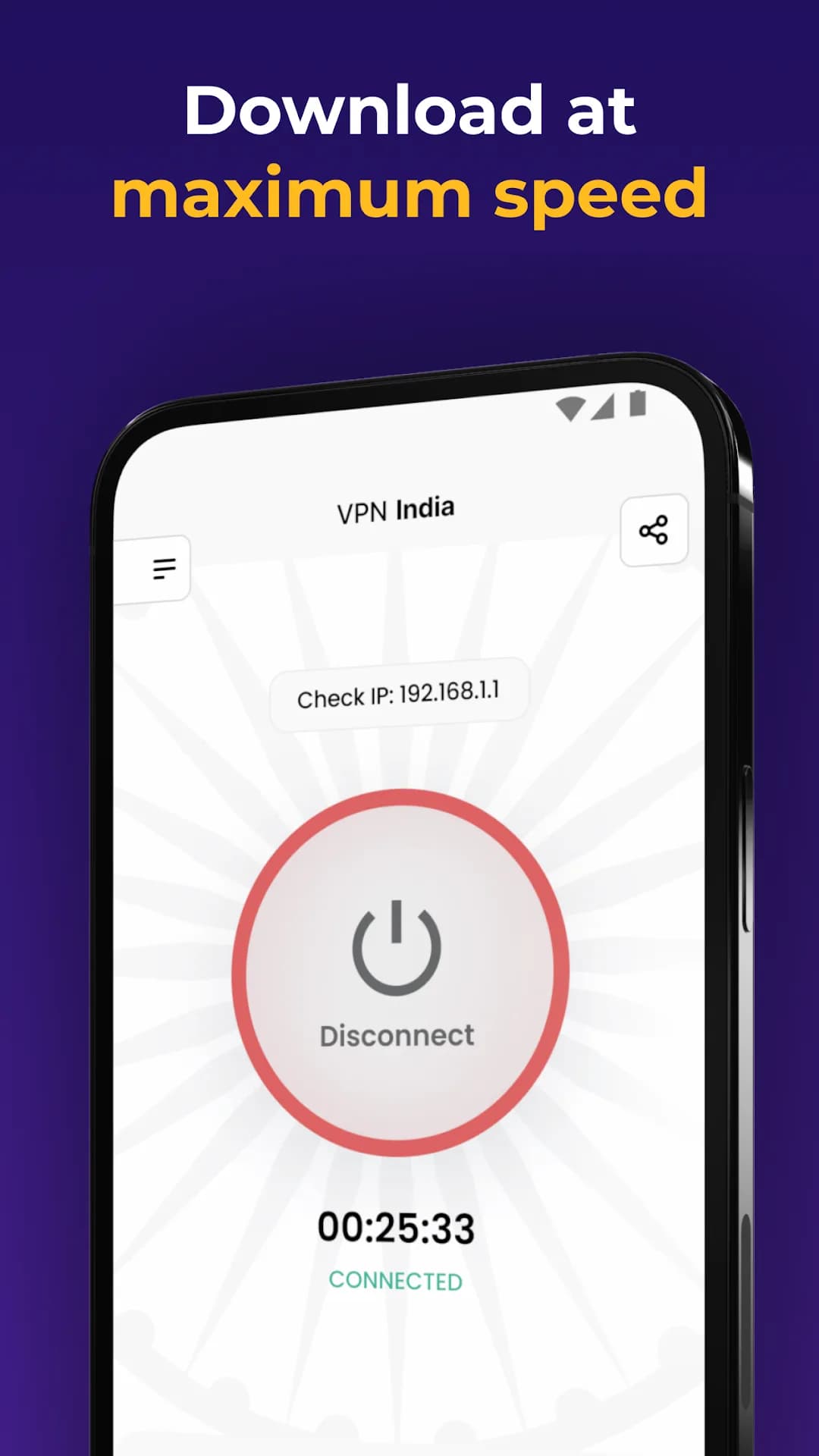 VPN India — Screenshot 4
