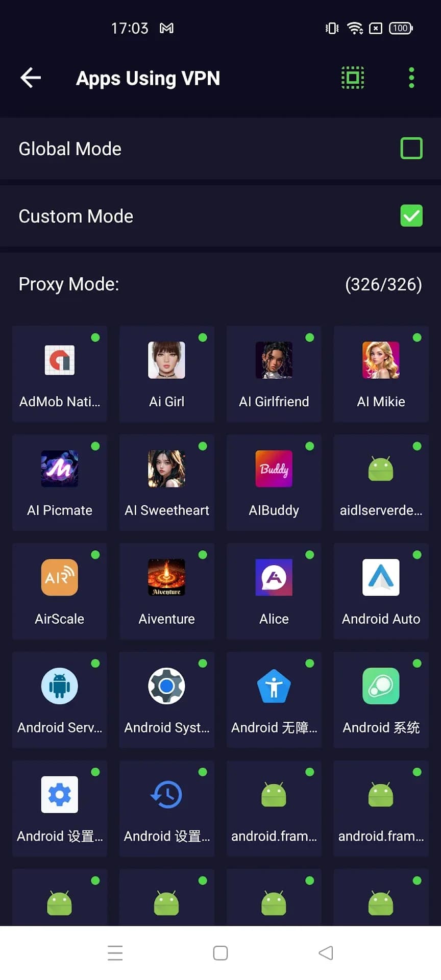 VPN Inf — Captura de pantalla 3