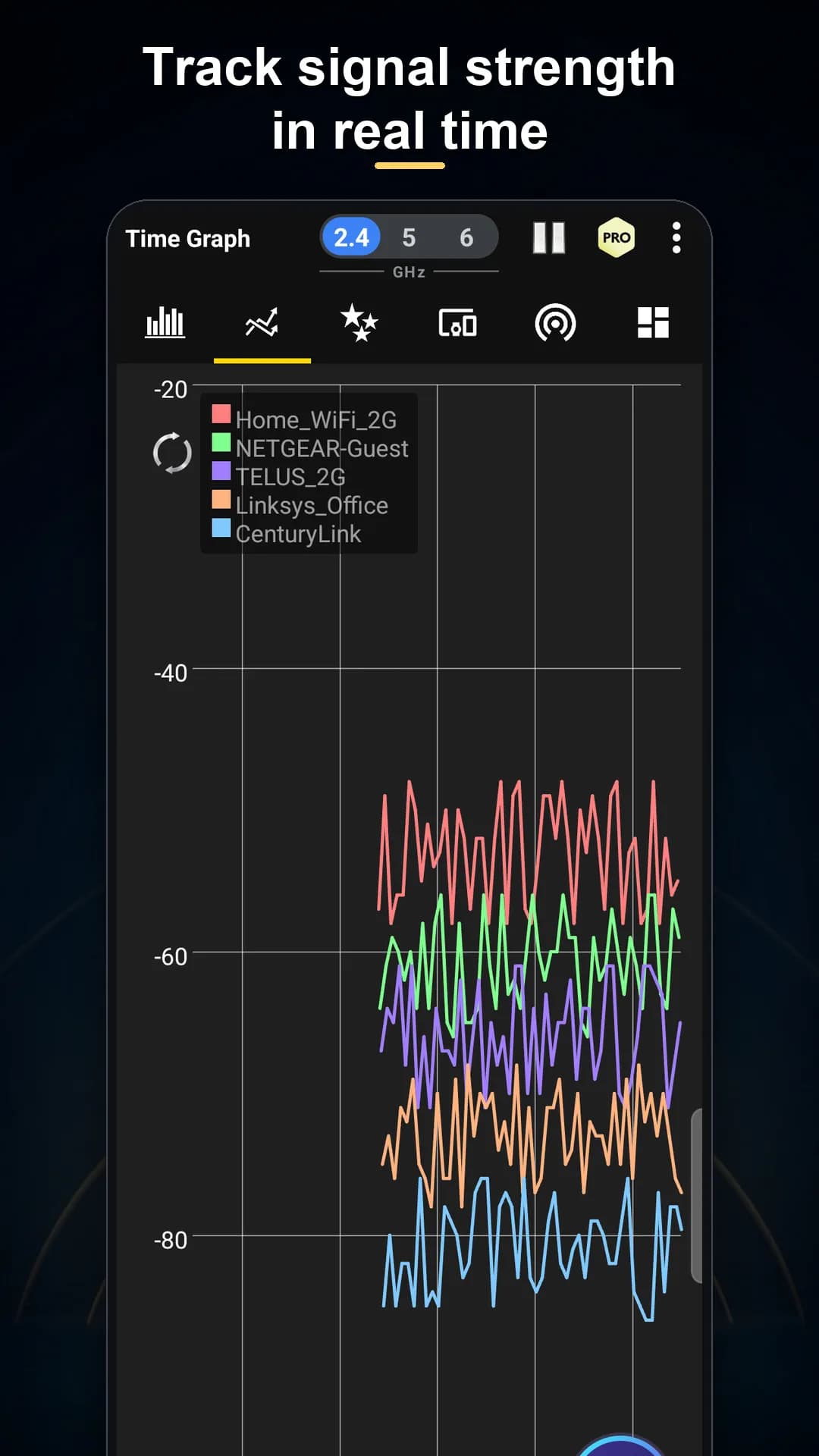 WiFi Analyzer Premium مهكر — لقطة شاشة 5