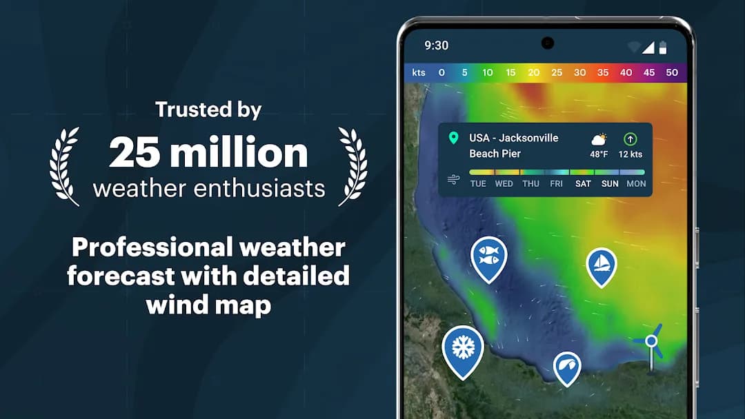 Windy.app مهكر — لقطة شاشة 1